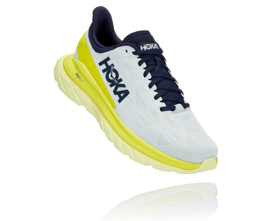 Zapatillas Running Hoka One One Hombre - Mach 4 - Blancas - WXN507193